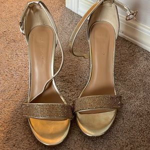 Gold heels